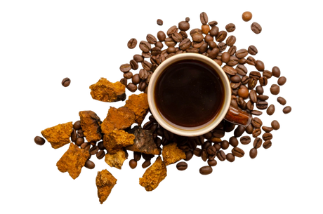 coffee mushroom, chaga coffee, low acid coffee