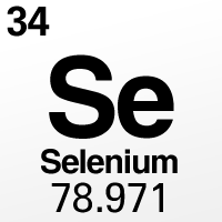 Periodic table element for selenium 