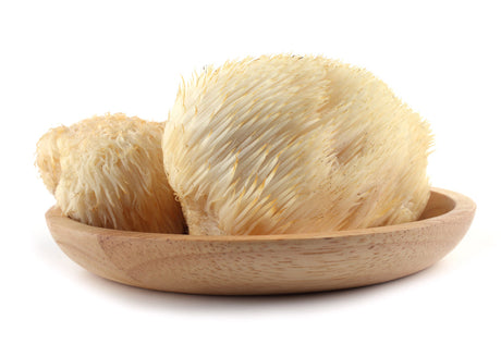 plate of lions mane mushrooms