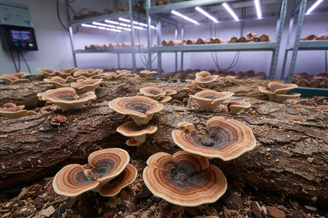 Organically grown Turkey Tail Mushrooms
