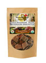chaga and reishi immunitea, reishi tea, chaga and reishi tea