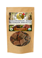 chaga and reishi immunitea, reishi tea, chaga and reishi tea