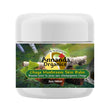 Jar of Annanda Organics Chaga Mushroom Skin Balm with a natural design on the label.