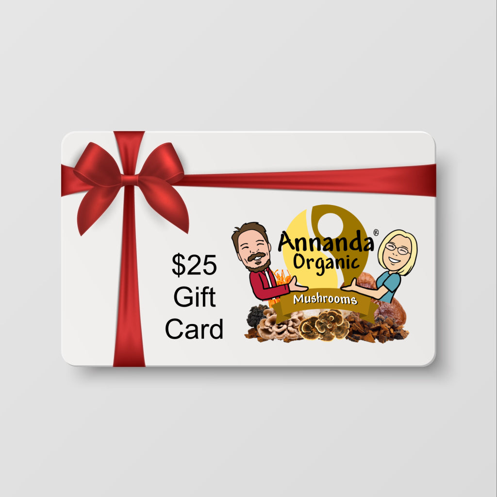 Annanda Organic Mushrooms $25 Gift Card