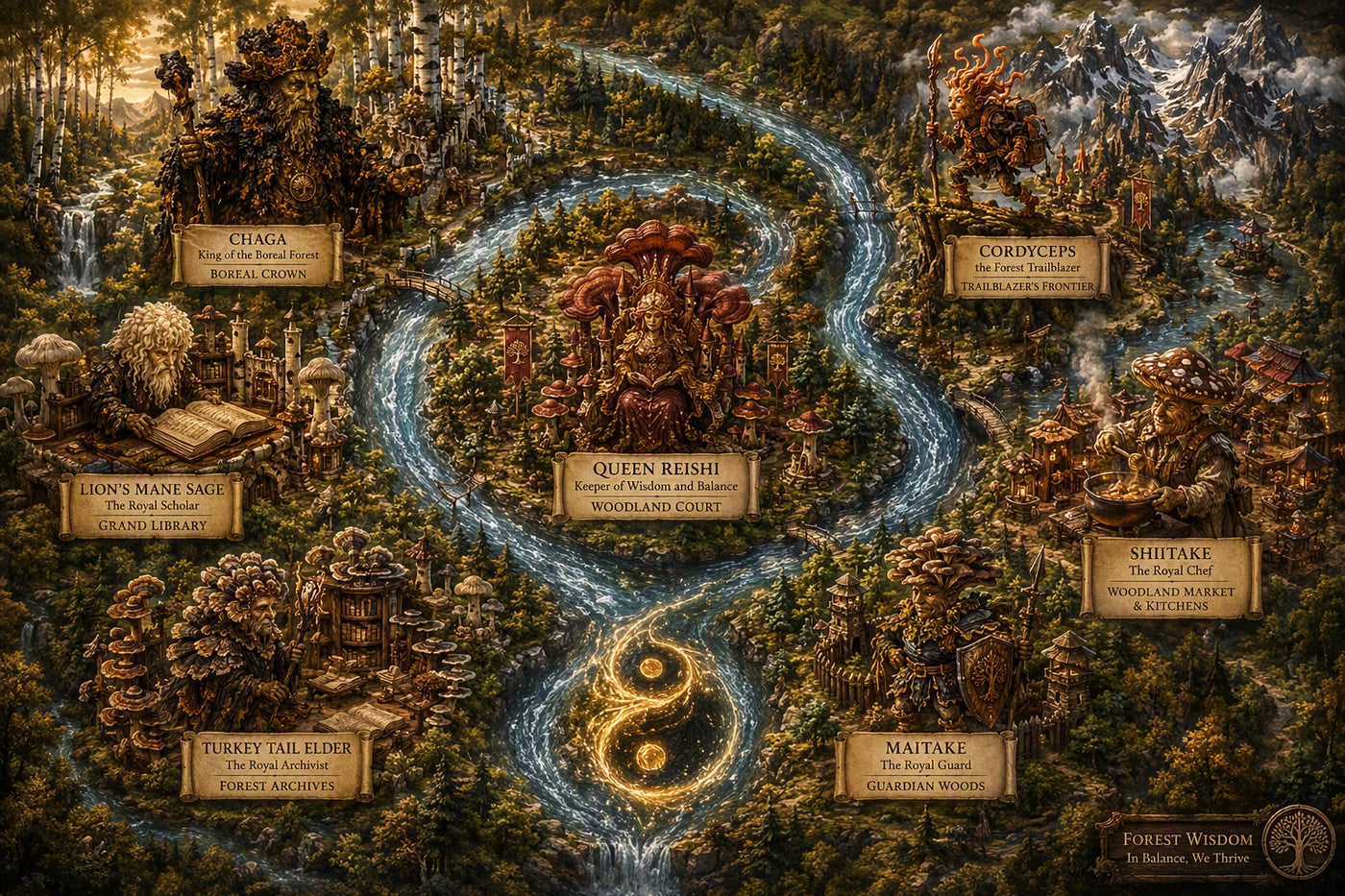 map of the mushroom kingdom