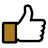 like us on social 