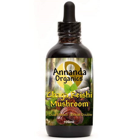 chaga and reishi mushroom extract dual extracted