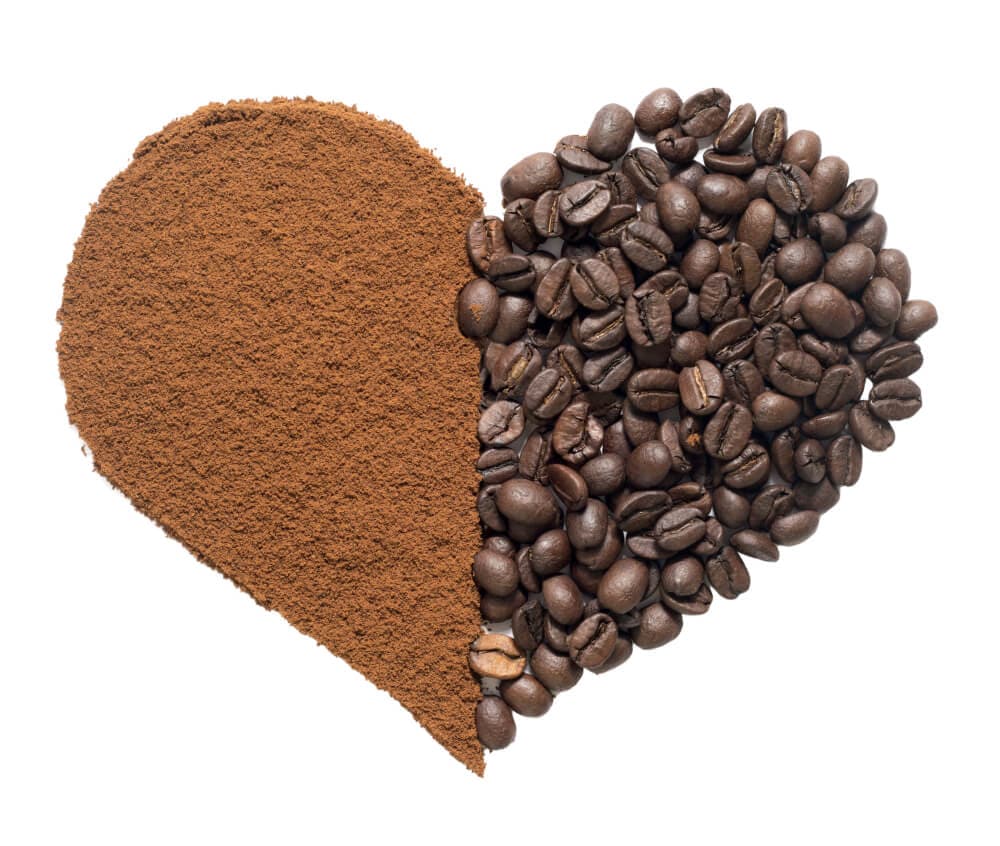 mushroom coffee heart