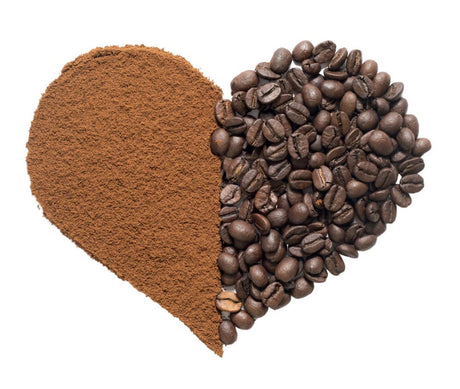 mushroom coffee heart